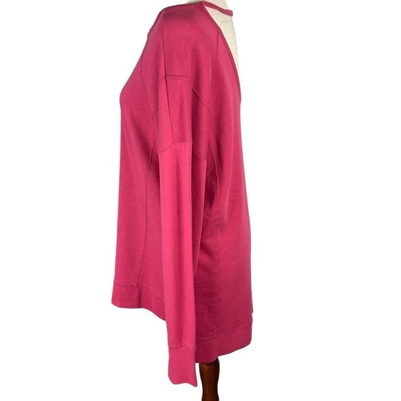 SWEATY‎ BETTY AFTER CLASS SWEATSHIRT IN TAYBERRY PINK WOMEN'S SIZE MEDIUM - Picture 4 of 13